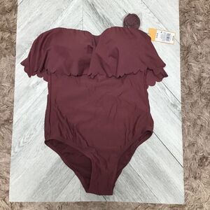 Kona Sol Women's Ruffled One-Piece Swimsuit